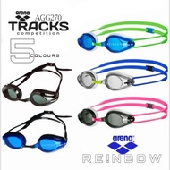 Agg270 ARENA Tracks Competition Mirrorless Swimming Goggles