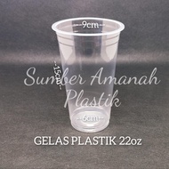 22 oz Plastic Cup 22oz Plastic Cup 1 roll @ 50 pcs Flat Cup