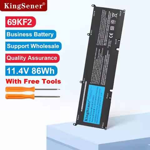 69KF2 86WH Battery for DELL XPS 15 9500 9510 9520 9530 Precision 5550 5560 G15 5511 5520 5515 5521 G