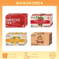 [DAHADA] Korea traditional Tea Bags 20pcs hibiscus &amp; strawberry &amp; citron &amp; pumpkin