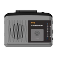เครื่องเล่นเทปเพลงวิทยุ AM FM แบบพกพา Ezcap233มี3.5มมแจ็คเสียงเครื่องเล่นเพลงวอล์กแมนคาสเซ็ตลำโพงในต