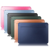 Magnetic PU Leather Laptop sleeve Bag suitable  for laptop 11 12 13 14 15 16 Inch  hp dell xiaomi  w