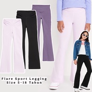 Girls' Flare Sport Leggings ON