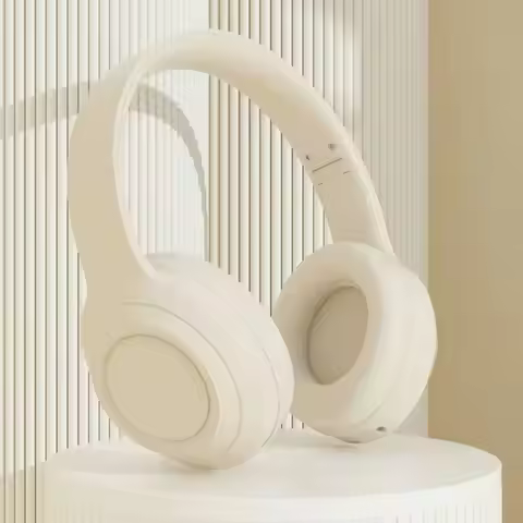 Bluetooth 5.3 Wireless Bluetooth Headphones Adjustable Headband HIFI Stereo Over Ear Headsets Foldab