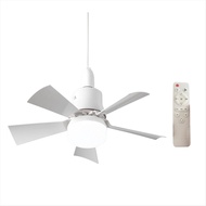 (LAC1) Socket Fan Light Small Ceiling Fan with Light and Remote Screw in Ceiling Fan Light for E27 B