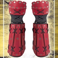 TOP SALE Ninja Samurai Medieval PU Leather Arm Armor Bracer Long Glove Viking Knight Cosplay Costume