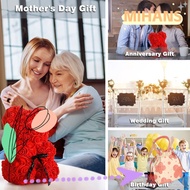 MIHAN Rose Bear, Eternal Rose PE Foam Valentine's Day Gift