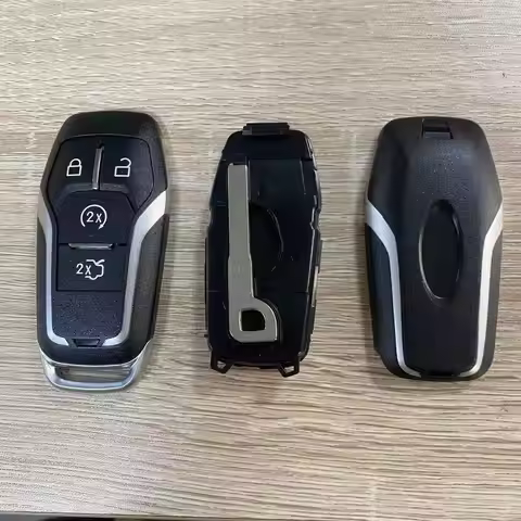 Hindley 4 Botton M3N-A2C31243800 DS7T-15K601-D Car Key Fob Case Shell Housing for Ford Mustang Edge 