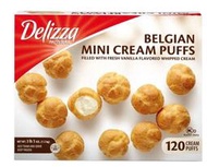 ( COSTCO 好市多 代購 ) Delizza 冷凍迷你泡芙 120入 1.5公斤