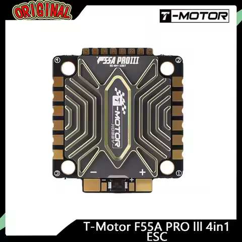 T-Motor F55A PRO lll 4in1 ESC 3S-8S Lipo AM32 128K Electronic Speed Controller For X8 FPV Drone RC P