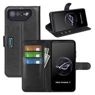 Wallet Case For Asus Rog Phone 5 6 ZS673KS ASUS_I005DB I005DA I005DA I005DB AI2201_C AI2201_F Leathe