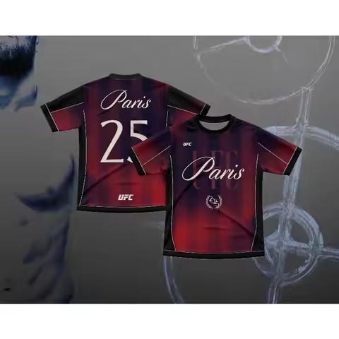 UFC Boxing Fighting T-shirt, Men's Boxing 3D Printed Breathable Quick Drying, Fitness Neutral Sports