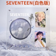 Quick Shipping Card brick groove small Card Display stand acrylic Display stand Dual Slot Card brick