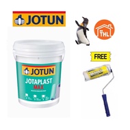 FREE 7" ROLLER SET ~ Smart / Maxilite / Matex / Jotun Jotaplast 18L PURE WHITE # Interior Paint