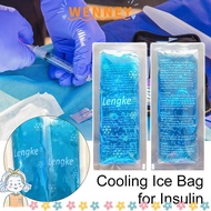 WEY 2pcs 50g Insulin Cooling Bag Reusable Travel  Diabetic Pocket Pill Protector