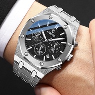 Chenxi นาฬิกาข้อมือควอตซ์แฟชั่น สายแสตนเลส กันน้ํา หรูหรา สไตล์นักธุรกิจ สําหรับบุรุษ