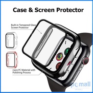 i Watch Case with HD Screen Protector- for Apple Watch Series 7 6 5 4 3 2 1 SE 38mm 40mm 42mm 44mm 45mm
