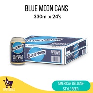 🇺🇸 (Hot Picks!!) Blue Moon Belgian White Style Ale Beer CAN 330ml x 24's | BBD 4 Dec 2025