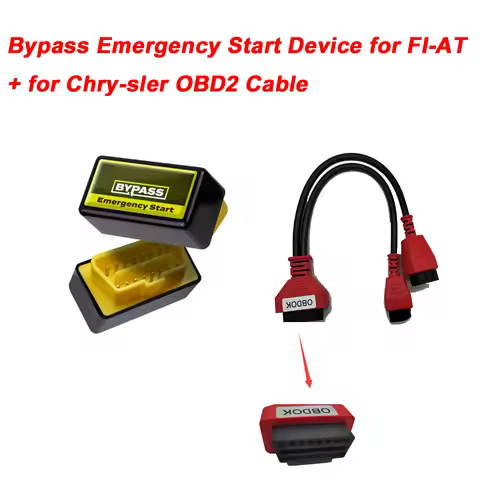 For FIAT Bypass Emergency Start Device with SGW Sgv Extend Cable Intelligent Ecognition Plug and Sta
