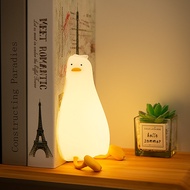 Egogo Lying flat Duck struggle Duck lamp atmosphere Feeding Night Light Mobile Phone Holder Swing Ro