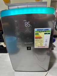 Sharp 聲寶 DW-25HA-S 抗菌抽濕機 25公升 銀色
