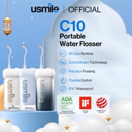 [Ramadan Sale!] usmile C10 Portable Dental Flosser | ComfyStream | 95 Days Battery Life | 4 Modes