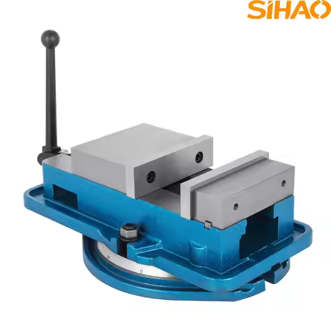 SIHAO 360 6" Heavy Duty Milling Vise Bench Clamp Vise High Precision Clamping Vise 6 Inch Jaw Width 