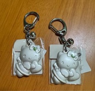 Hello Kitty 星座key chain 有綠色寶石在頭上蝴蝶中間