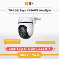 TP-Link Tapo C520WS Starlight Outdoor Pan/Tilt Security 2K QHD WiFi CCTV Camera