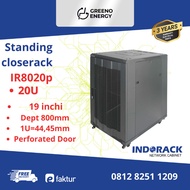 Closerack INDORACK IR8020P Rak Server 20U Depth 800MM Perforated Door