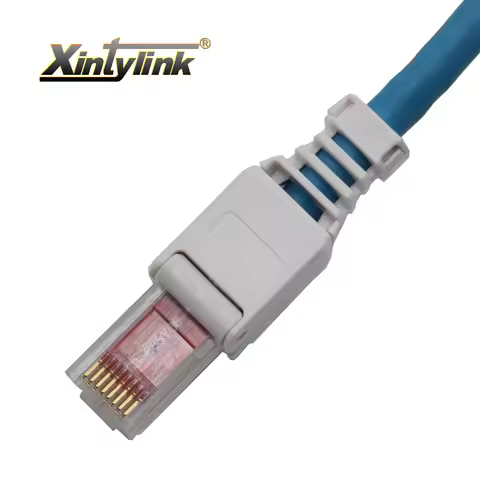 xintylink toolless rj45 ethernet cable connector cat6 plug cat5 cat5e network rj 45 lan conector cat