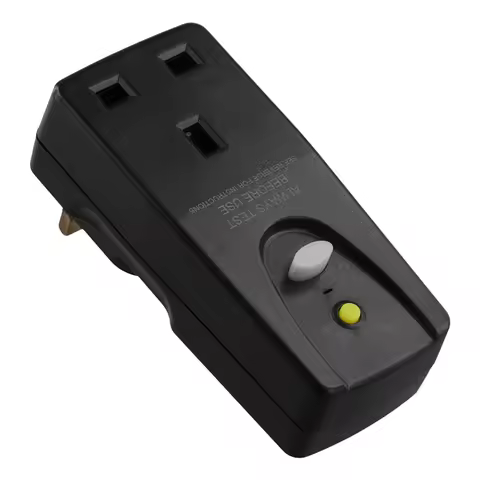 A98G-13A RCD Plug Safety RCD Adaptor,With Circuit Breaker Safety Protection For Pool Pump, Power Pre