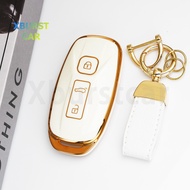 Gold Edge Keyless Bag Protector Accessories For AIWAYS U5 PRO U6 SE TPU Car Remote Key Case Cover Au