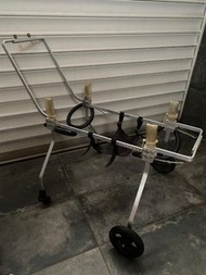 寵物輔助 輪椅 手術 寵物輪椅 中型 大狗 用 柴犬 哥基 史納莎 唐仔 老虎狗 貴婦狗 比熊 有多個位置可以調較闊度高低 狗狗輔助步行器 pet dog car