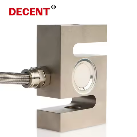 Press Pull Force Sensor S Type Load Cell High Accuracy Tension Compression 100kg 1000N 50kN Weighing