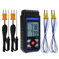 【The-Best】 Thermocouple Thermometer Digital K Type Thermometer With 4 Thermocouples -328-2500℉ Measu