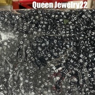 Black and White Letter Beads Box 1 pound For Crafts