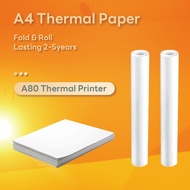 Flashlabel A80  Portable Printer Official Paper Thermal A4 Size Paper 2~15 Years Image Time 210mm Fo