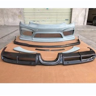Full Bumper Body Kit for Porsche 981 Cayman boxster update to GT4 2013-2016 for Front Bumper Rear Bu
