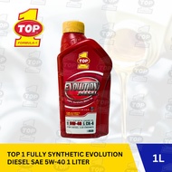 Top 1 Formula - 5w-40 Fully Synthetic Evolution Diesel Engine Oil SAE 5w-40 API CK-4 Quart 1 Liter