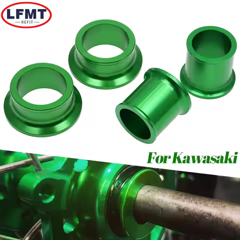 CNC Aluminum Front and Rear Wheel Spacers For Kawasaki KX125 KX250 KX250F KX450F KLX450R KX 125 250