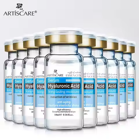 ARTISCARE Hyaluronic Acid Serum VC Essence Face Cream Moisturizing Acne Aging & Wrinkles Repair 10PC