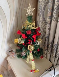 迷你聖誕樹 連裝飾品  35cm