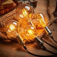 LED Edison bulb st64 Filament Lamp Brown A60 Amber G80E27 Retro Decorative bulb bulb
