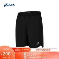 亚瑟士ASICS运动短裤男子舒适透气ROAD7英寸百搭运动裤 2011C613-001 黑色 L