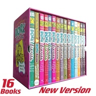 [Box damaged]Dork Diaries gift box 16 books!English book for children!