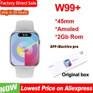 AMOLED MICROWEAR W99+ Smart Watch Amoled 45MM OS10 Compass NFC Game Bluetooth Call Music Player iwo W99 Plus Watch 9 Smartwatch