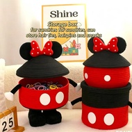 Mickey storage basket  living room, organizing, storage, cute cartoon,dopamine storage basket