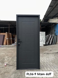 PINTU + KUSEN + HANDLE - BAHAN PLAT BAJA / PINTU BESI /PINTU PLAT BAJA / PINTU ALUMINIUM / PINTU KAM