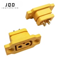 JQD 5pcs XT60E Connector, Plastic Mountable XT60E Male Plug,  RC Drone Accessories FPV Racing Fixed 